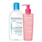 Bioderma Hydrabio Micellar Solution H2O 500ml + Sensibio Mild Cleansing Foaming Gel 200ml