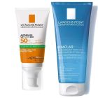 La Roche Posay Anti-Glare Care and Sun Protection Kit for Oily Skin